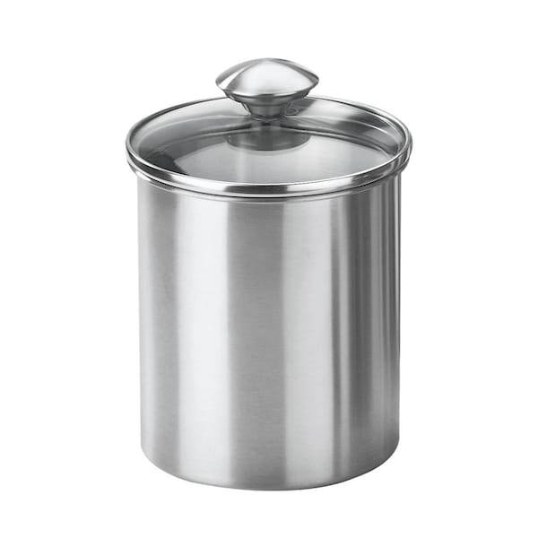 Nusteel 2 qt. Stainless Steel Food Storage Container - TG-CA-GT-2