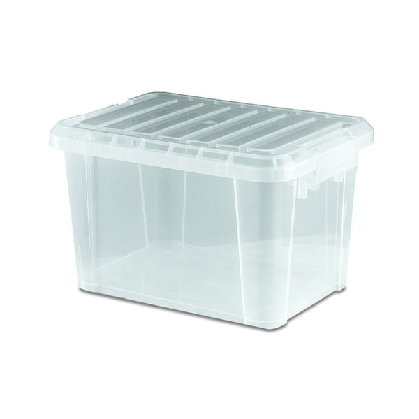 Araven STORAGE BOX W/LID 9.5qt TRANSPARENT, 14 7/8" X 10 1/2" X 6 1/8" - 91184