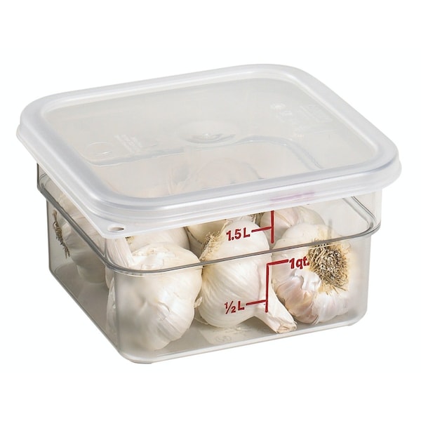 Cambro Cambro - Cover, For Polycarbonate Camwear Camsquare 2 And 4 Qt. Containers, Translucent - SFC2SCPP190