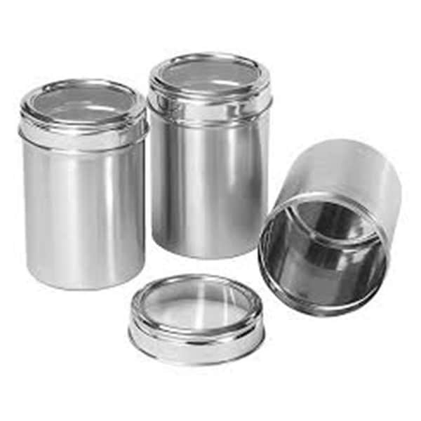 Starcrafts Starcrafts 2066 Stainless Steel Canister Set; 3 Piece - 2066