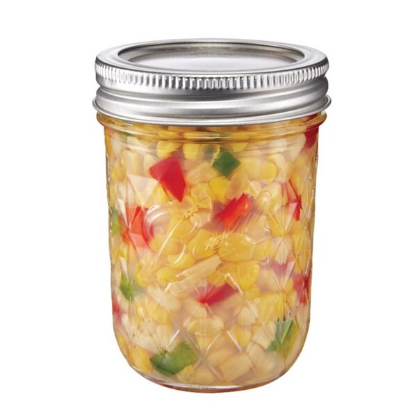 Ball Ball Quilted Crystal Regular Mouth Jelly Jar 8 oz 12 pk - 1440081200