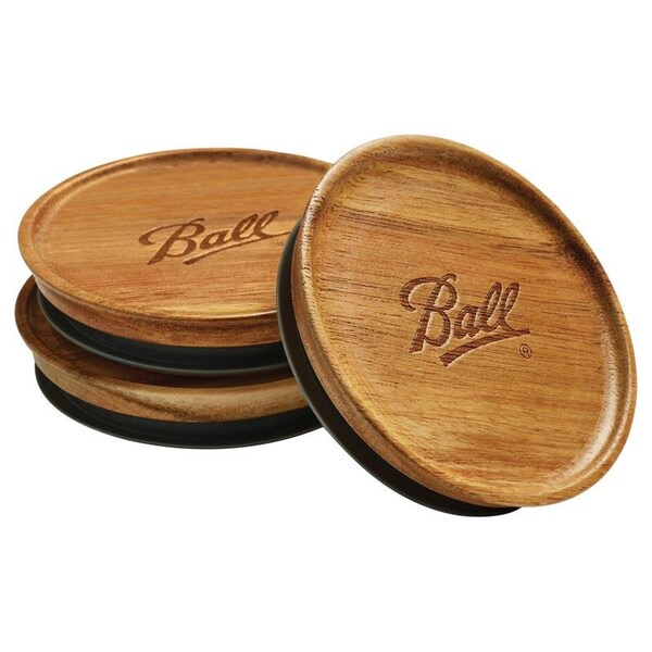 Rubbermaid Ball Wide Mouth Mason Jar Lid 3 pk - 2141326