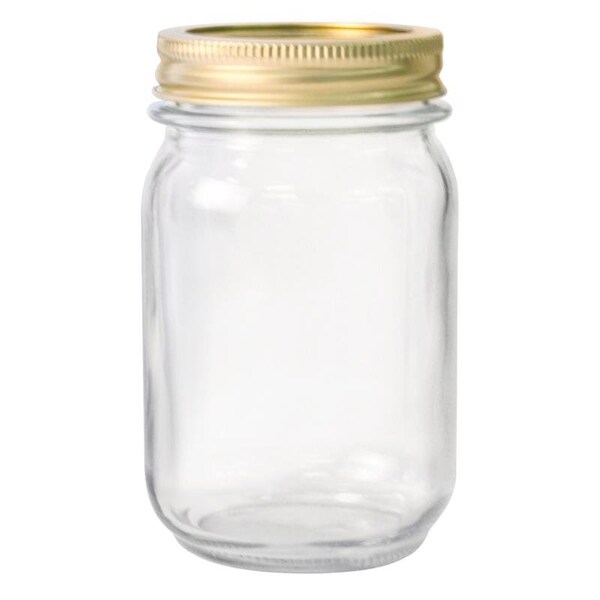Anchor Hocking Anchor Hocking Tecnocap Regular Mouth Canning Jar 16 oz 12 pk - HCT1216-G