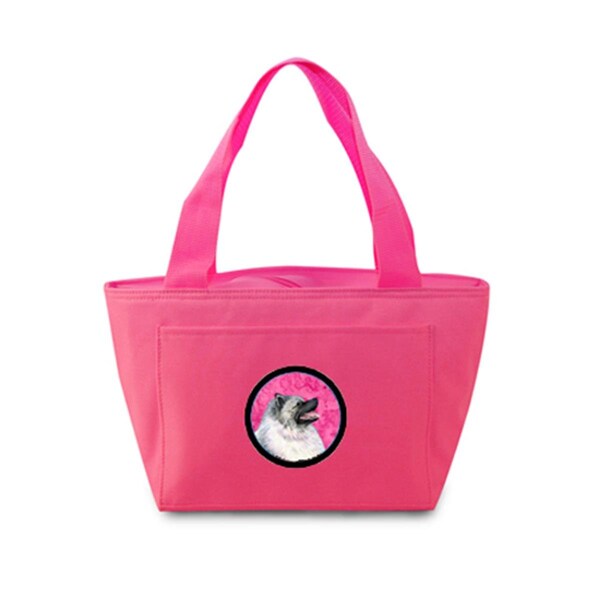 Carolines Treasures Pink Keeshond Zippered Insulated School Washable And Stylish Lunch Bag Cooler - SS4764-PK-8808