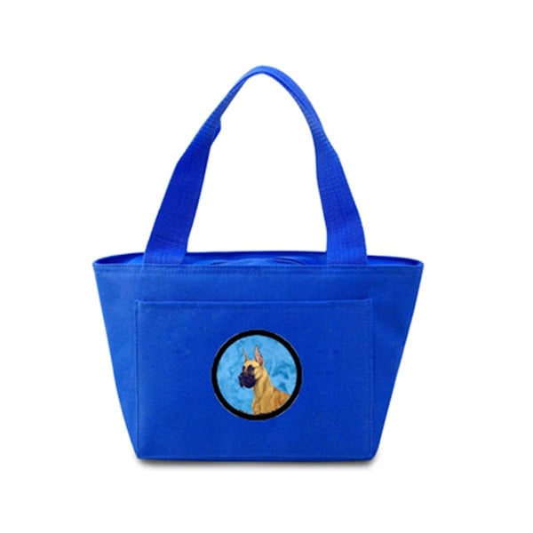 Carolines Treasures Blue Great Dane Zippered Insulated School Washable And Stylish Lunch Bag Cooler - LH9355BU-8808