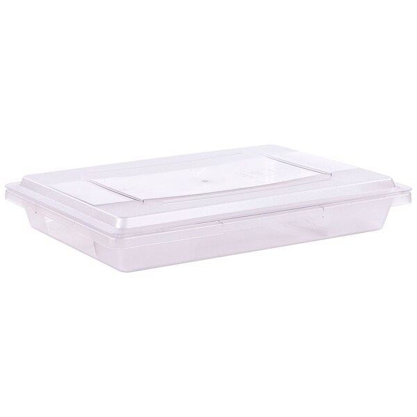 Carlisle Foodservice StorPlus Polycarbonate Food Storage Container, 5 gal, 18 x 26 x 3.5, Clear, Plastic - 1062007