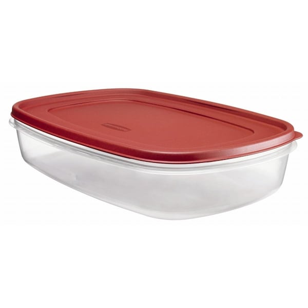 Bakebetter 24 Cup Rectangle Easy Find Lid Food Storage Container - BA2136211
