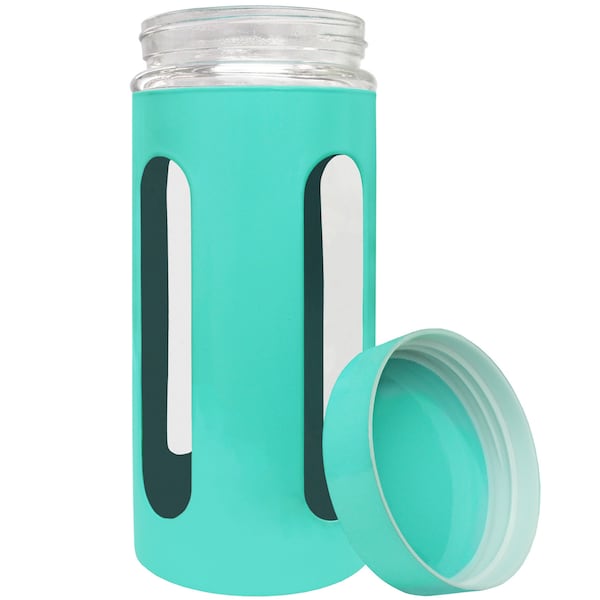 Blue Donuts Blue Donut 44oz Stainless Steel Storage Canister with Window Turquoise - BD3927174