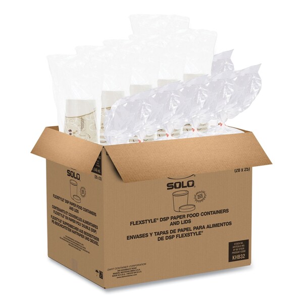 Dart Flexstyle Double Poly Food Combo Packs, Symphony, 32oz, PK250 - KHB32A-J8000