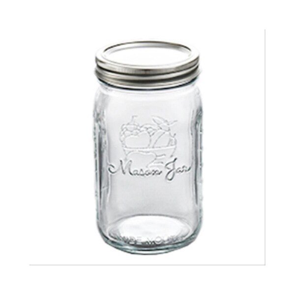 Xuzhou Xinyu Glass Product Homepoint with Wide Mouth Glass Mas Jar, 12PK - 105013