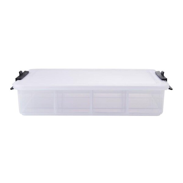 Lifetime Food Transport Container Clear/White Snackle Box With Cutting Lid - 5314753