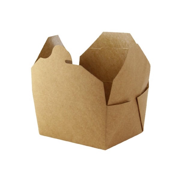 Packnwood 78 oz Kraft Meal Box - 210BIO4K
