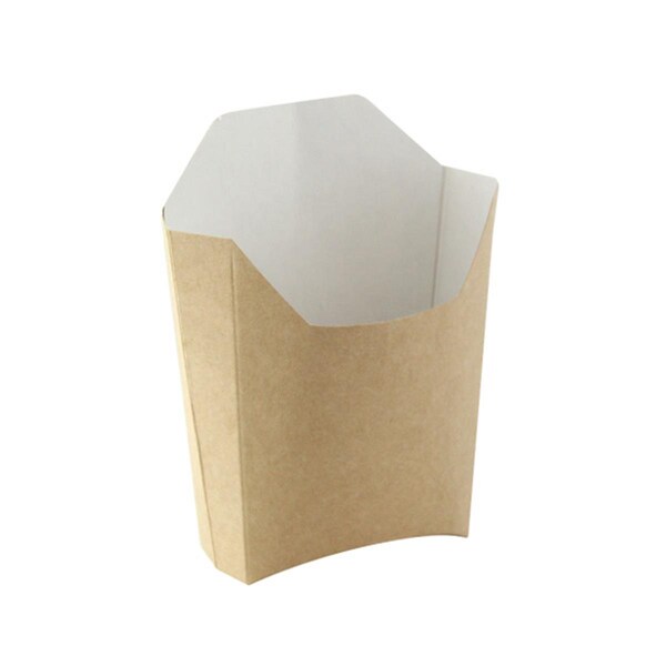 Packnwood 5.3 x 4.5 x 7.1 in. Large Kraft French Fry Pails - 210PFMBRUN