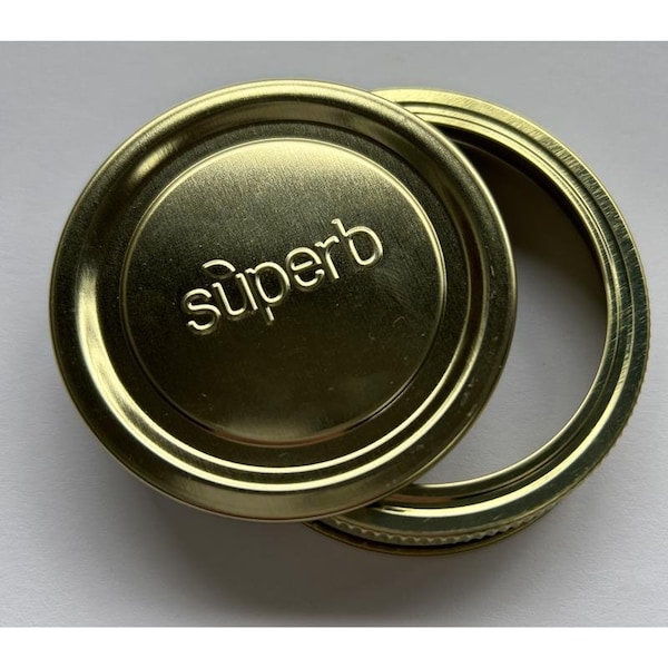 Superb Seal-It-Right Regular Mouth Canning Lids and Bands, 12PK - 90305