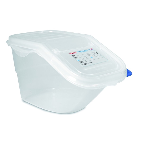 Araven INGREDIENT BIN WITH LID, GN1/3, 1.8G TRANSPARENT, 15 1/2" X 8" X 8" - 09146