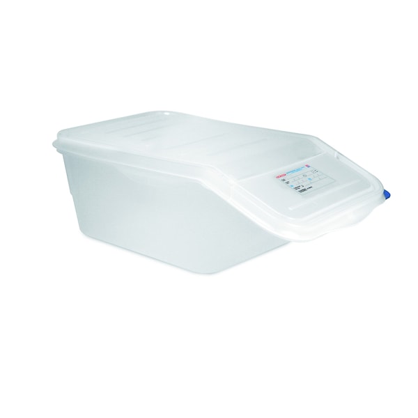 Araven INGREDIENT BIN WITH LID, GN1/1, 6G TRANSPARENT, 22 1/4" X 13 3/8" X 8" - 09144