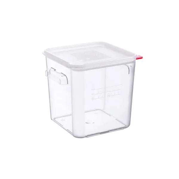 Araven Polycarbonate Airtight Square Container 4.2QT, 6PK - 31852