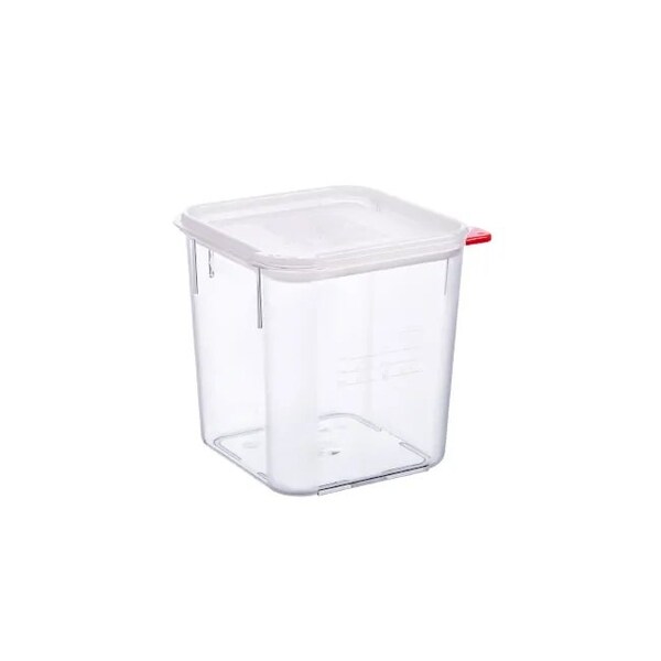 Araven Polycarbonate Airtight Square Container 4.2QT, 6PK - 31852