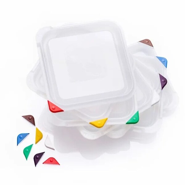 Araven Polycarbonate Airtight Square Container 4.2QT, 6PK - 31852