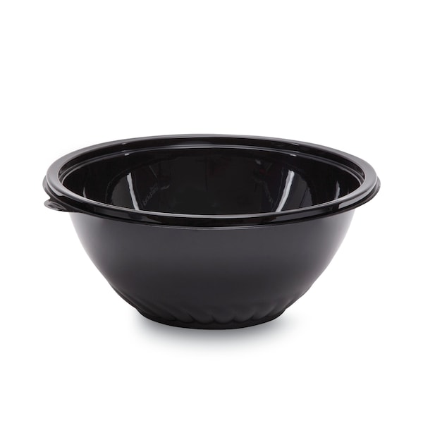 Wna Caterline Pack n' Serve Plastic Bowl, 160 oz, Black, PK25 - WNA APB160BL