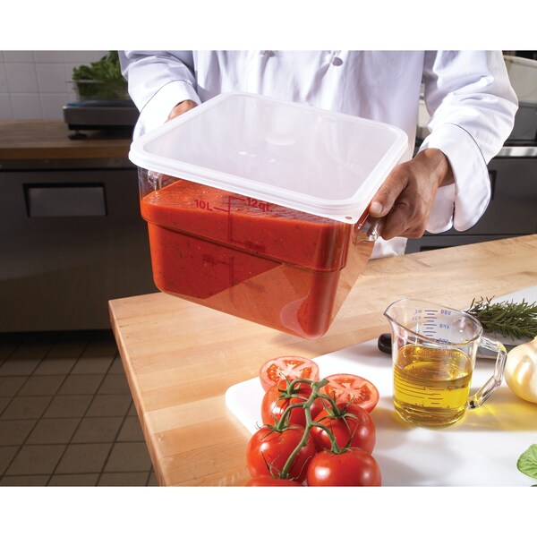 Cambro Cambro - Cover, For Polycarbonate Camwear Camsquare 12, 18 And 22 Qt. Containers - SFC12SCPP190