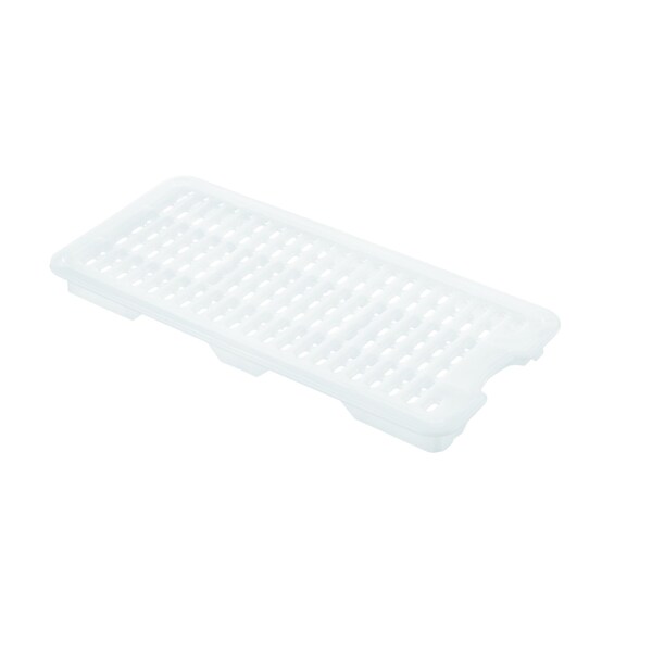 Araven DRAIN GRILL GN1/4 WHITE, 8 1/4" X 3 7/8" X 3/4" - 00243