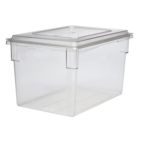 Cambro Cambro - Camwear Food Storage Container, 18" x 26"x15, 20 Gallon Capacity, Clear - 182615CW135