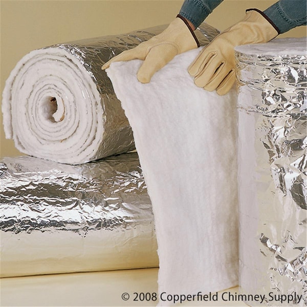 Integra Miltex Chimney 19124 HomeSaver Foil-face Flexwrap  1/4 x 24 x 25   2mil Foil - 19124