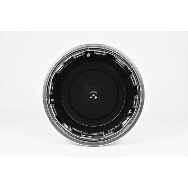Cubeware Cubeware 32oz. Round Container Black Base With Clear Vented Lid, PK150 - CO-632B