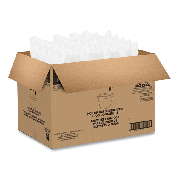 Dart Container, 16 oz., Foam, Heavy-Duty, PK500 - DCC 16MJ32