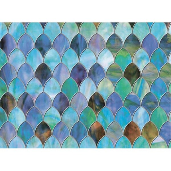 Brewster Home Fashions Brewster Home Fashions PF0718 Peacock Door Premium Film - 35.25 in. - PF0718