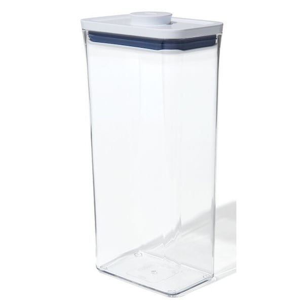 Oxo International Good Grips POP Food Container, 3.7 qt Capacity, Plastic, Clear, 6-1/2 in L, 4.3 in W, 12.6 in H - 11234400