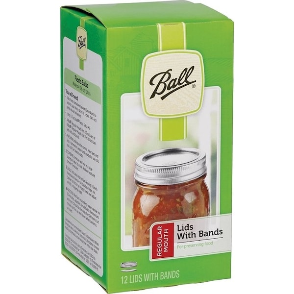 Ball 1440030000 Lid and Band, Steel - 1440030060