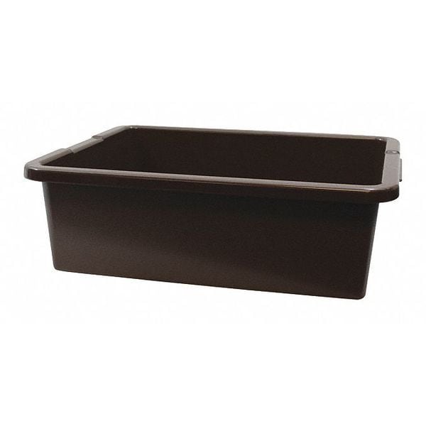 Tablecraft Hd Bus Tub/ Tote Box, 22"X16"X7", Blrn - 1557BR