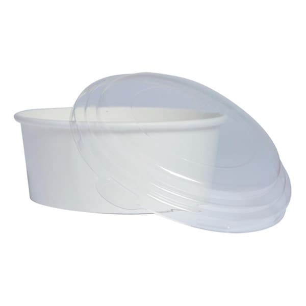 Packnwood 24 Oz. Buckaty Round White To Go Container, 360PK - 210PC750B