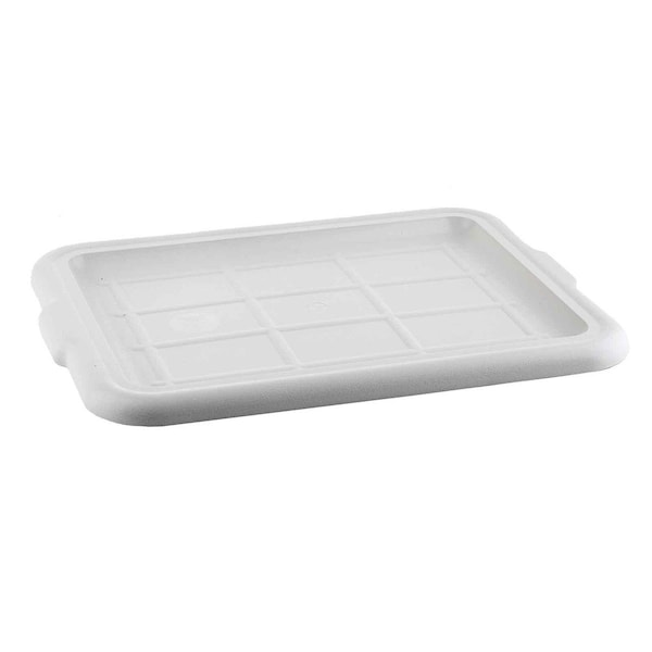 Tablecraft Bus Tub/ Tote Cover, 22"X16"X1", Hipp, Gray - 1531G