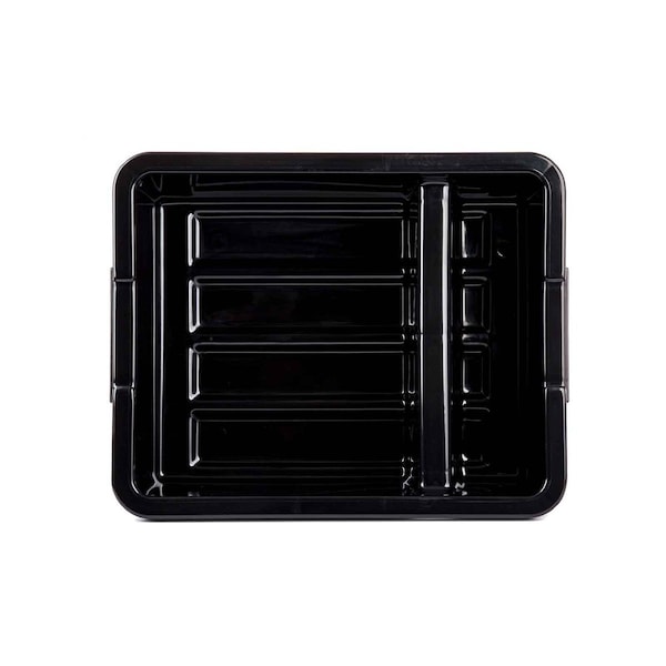 Tablecraft Hd Div Bus Tub/Tote Box, 22"X16"X7, Blk - 1547B