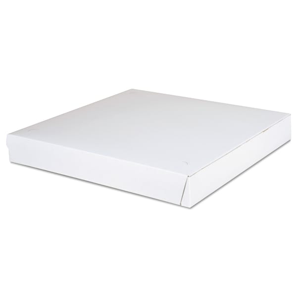 Sct Paperboard Pizza Boxes, 14 x 14 x 1 7/8, White, PK100 - SCH 1465