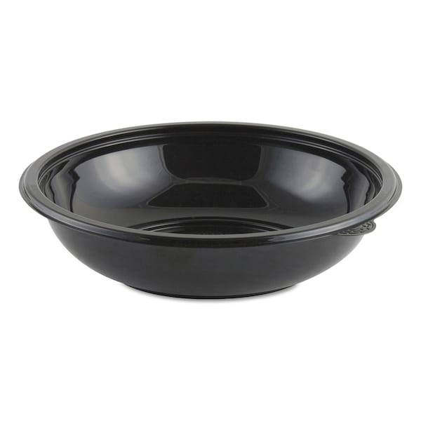 Anchor Packaging Crystal Classics Bowl, 32 oz, 8.5" Diameter, 2.14"h, Black, Plastic, PK300 - 4548432