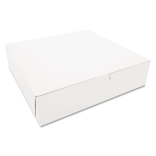 Sct Box, Bakery, 10x10x2-1/2, White, PK250 - SCH 0969