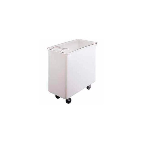 Cambro Mfg Cambro IB36148-Mobile Ingredient Bin w/Lid, Polyethylene, 34 Gal., White - IB36148