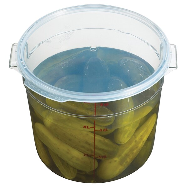 Cambro Cambro - Seal Cover For Camwear 6 & 8 Qt. Round Storage Container, Translucent Blue - RFS6SCPP190