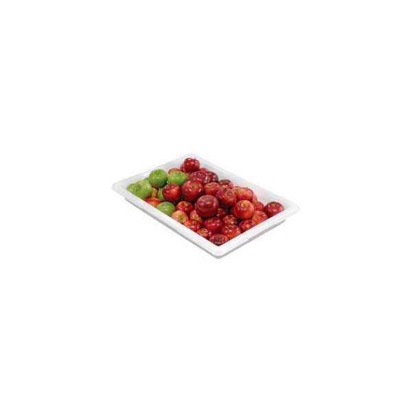 Rubbermaid Commercial Rubbermaid 3506-00 White Plastic Box 5 Gallon 18 x 26 x 3-1/2 - FG350600WHT