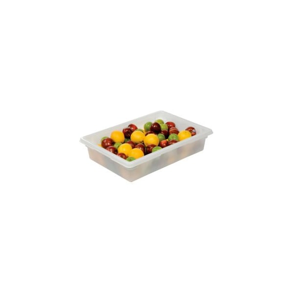 Rubbermaid Commercial Rubbermaid 3508-00 White Plastic Box 8.5 Gallon 18 x 26 x 6 - FG350800WHT