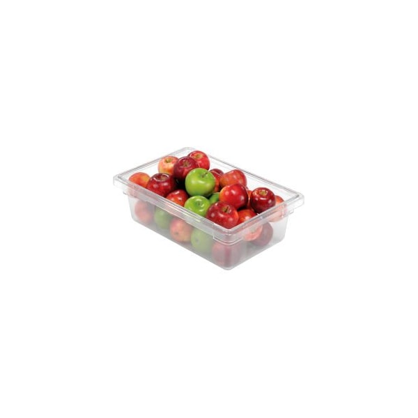 Rubbermaid Commercial Rubbermaid 3309-00 Clear Plastic Box 3.5 Gallon 18 x12 x 6 - FG330900CLR