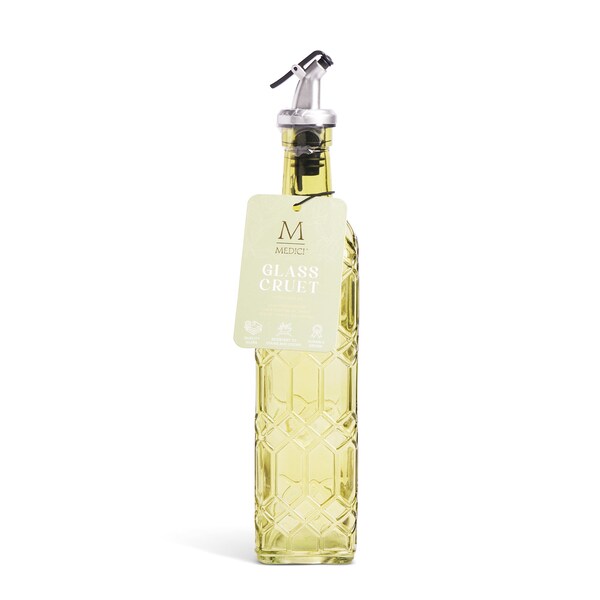 Medici 500ml Argyle Glass Cruet - Cypress Garden - 49739