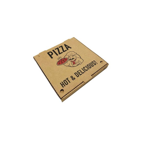 Remcoda Pizza Boxes, 10 x 10 x 1.75, Kraft, 50PK - 661631253304