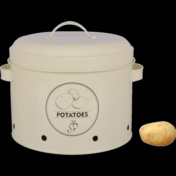 Esschert Design Potato Storage Tin, Carbon Steel - ES469961