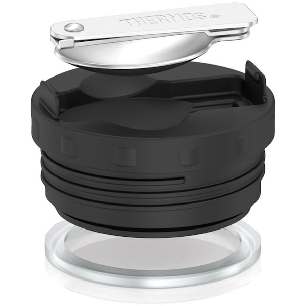 Thermos Stainless Steel Food Jar w/Folding Spoon, 16 oz., Matte Steel - SK3000MSTRI4