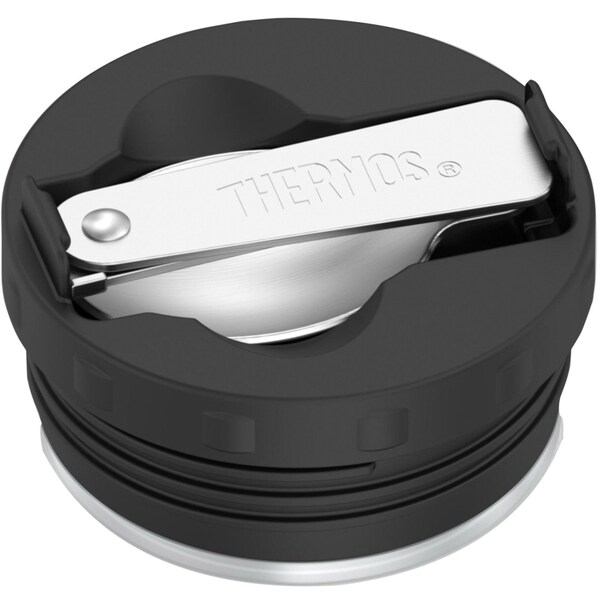 Thermos Stainless Steel Food Jar w/Folding Spoon, 16 oz., Matte Steel - SK3000MSTRI4